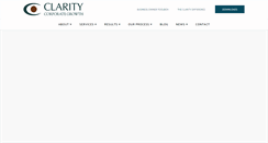 Desktop Screenshot of claritycorporategrowth.com